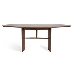 L.ercolani Pennon Dining Table Walnut 78"