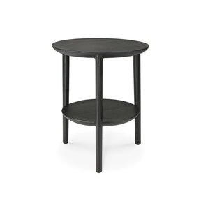 Ethnicraft Black Oak Bok Side Table 51510 Front