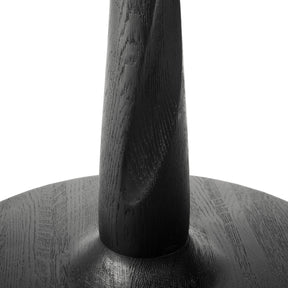 Ethnicraft Black Oak Torsion Dining Table Base Detail