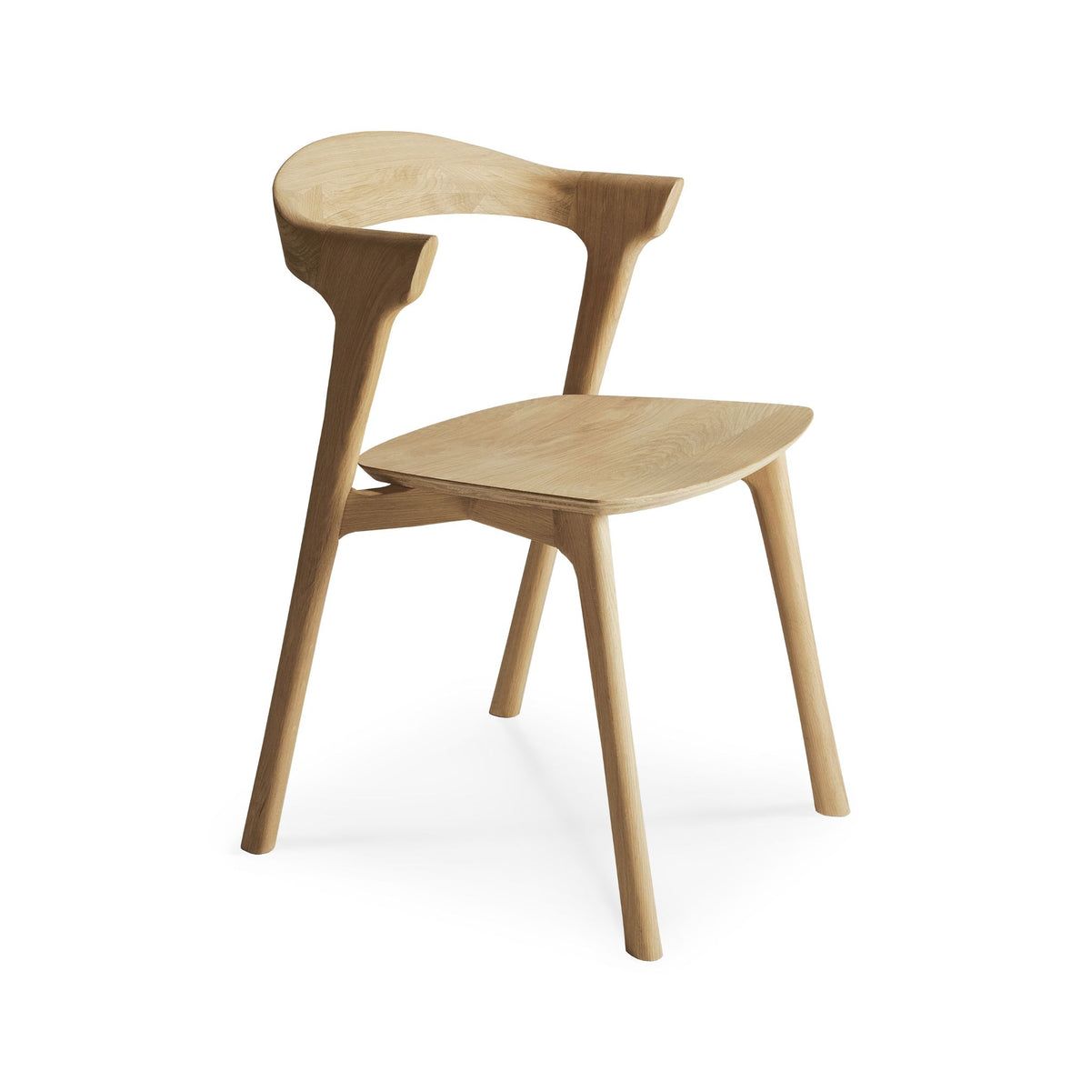 Ethnicraft Oak Bok Dining Chair Natural Oak Oiled 51490