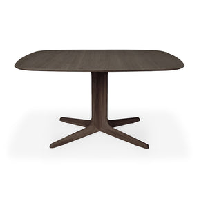 Ethnicraft Corto Dining Table Dark Brown Stained Oak