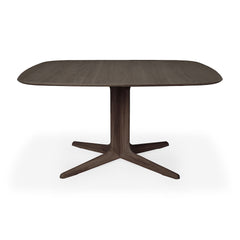 Ethnicraft Corto Dining Table Dark Brown Stained Oak
