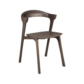 Ethnicraft Dark Brown Oak Dining Chair 51550