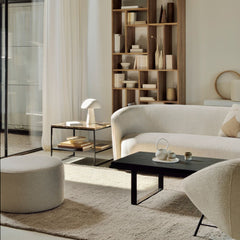 Ethnicraft Dunes Rug Cumin in Living Room
