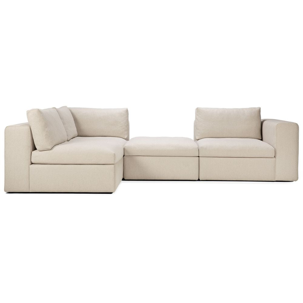 Ethnicraft Mellow Sectional Sofa Center Back Open