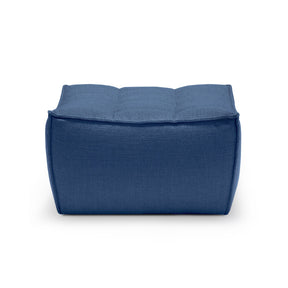 Ethnicraft N701 Ottoman Bermuda Blue