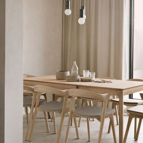 Ethnicraft Oak Bok Dining Table - Extendable