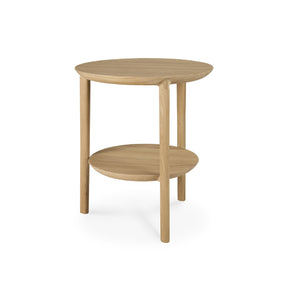 Ethnicraft Oak Bok Side Table 51501 Profile