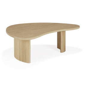 Ethnicraft Oak Boomerang Coffee Table Small 50791 Concave