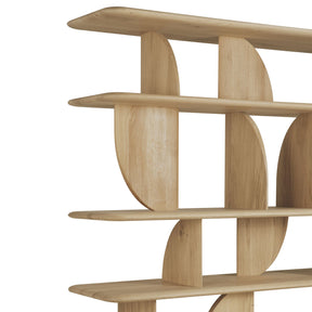 Ethnicraft Oak Geometric Shelves Angled Detail 55015