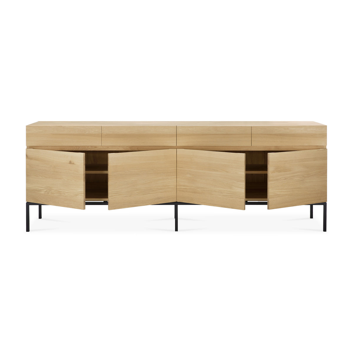Ethnicraft Oak Ligna Sideboard 4 Door