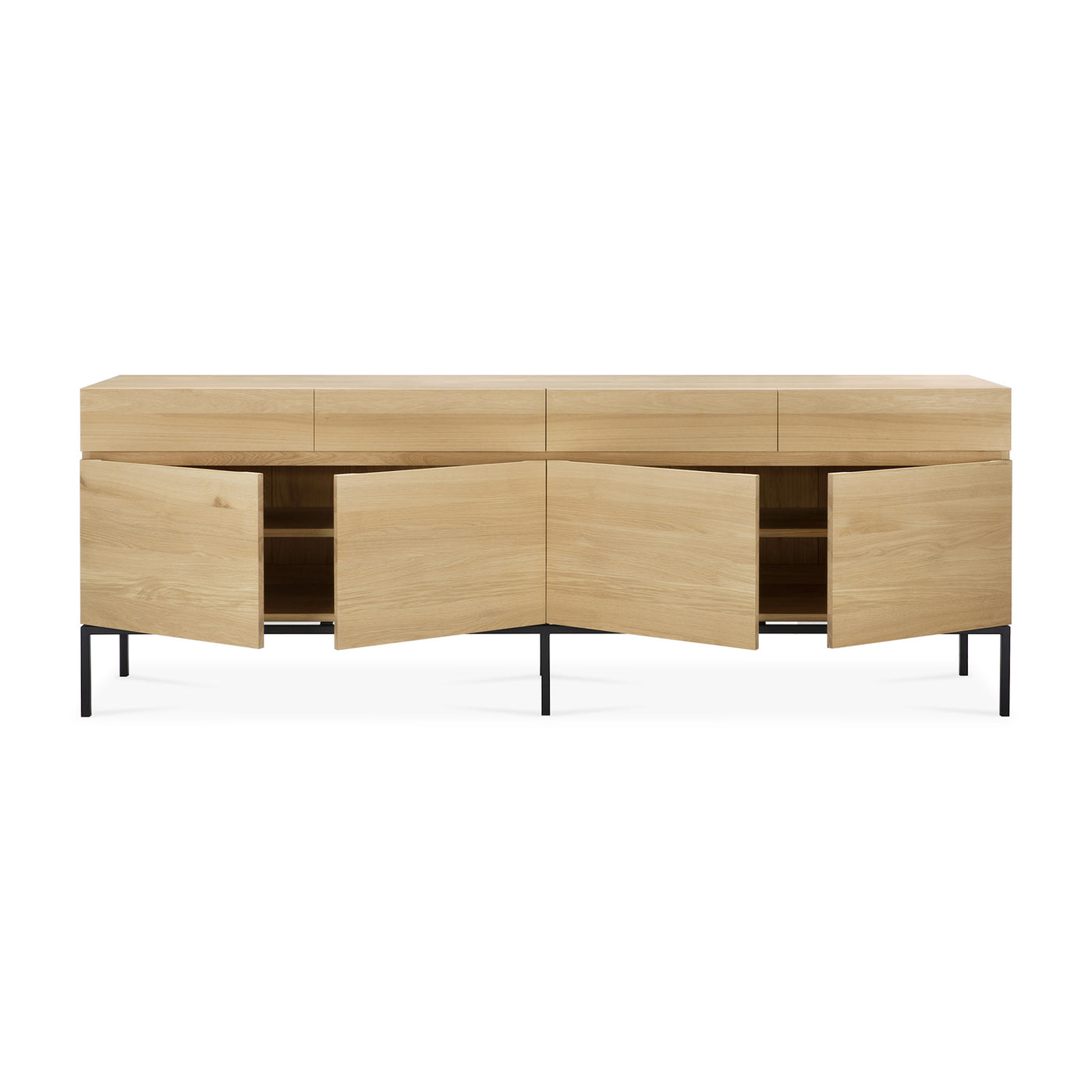 Ethnicraft Oak Ligna Sideboard 4 Door