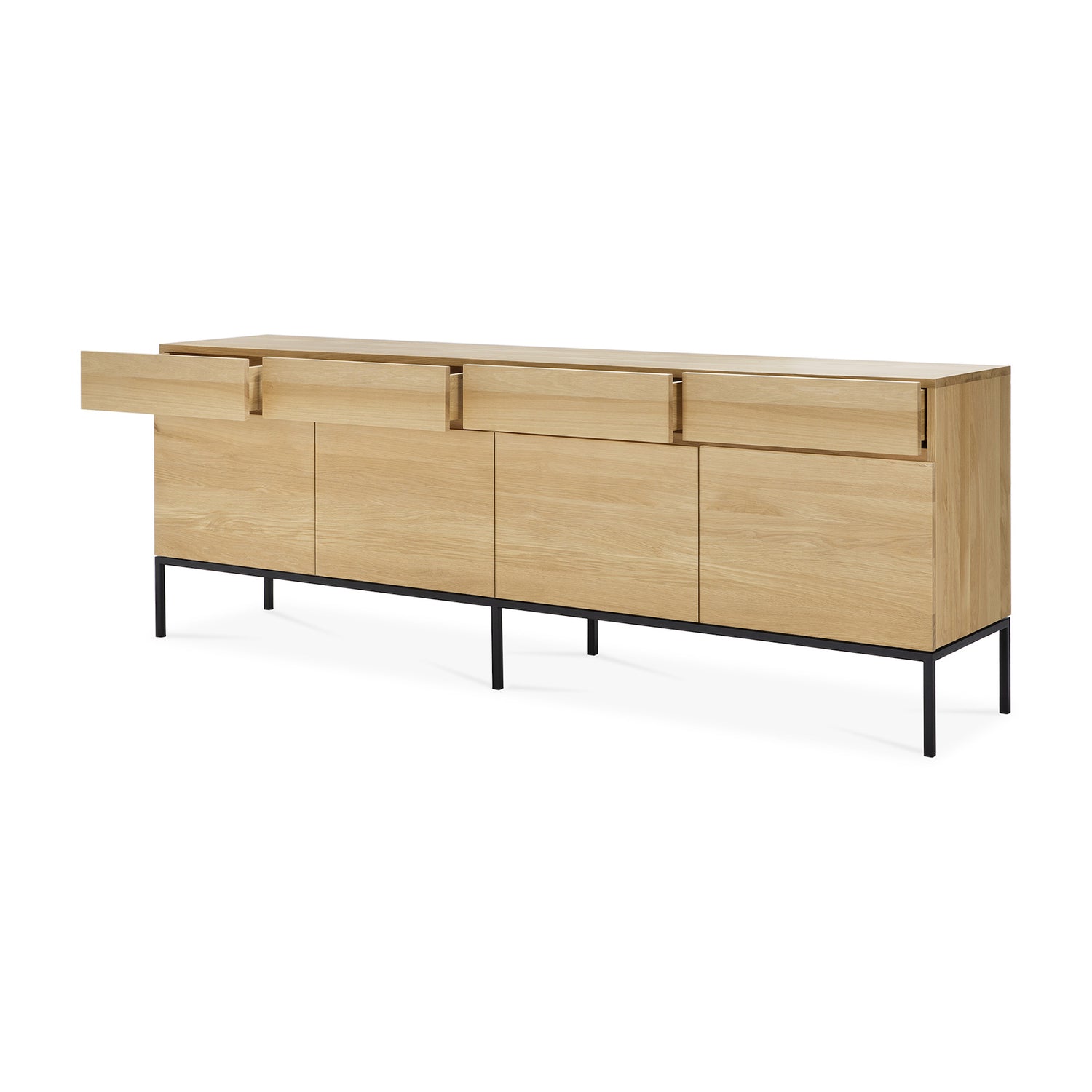 Ethnicraft Oak Ligna Sideboard 4 Door