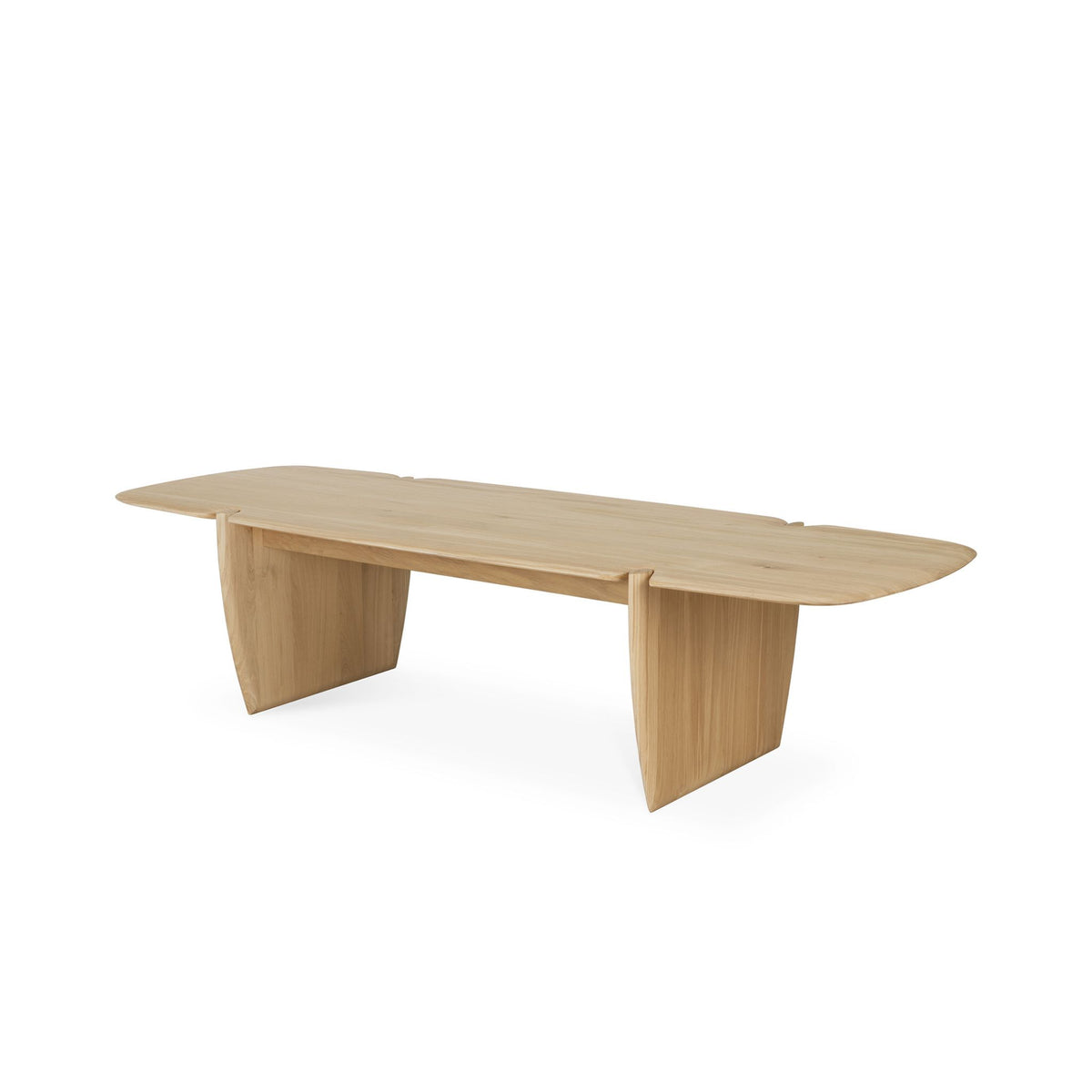 Ethnicraft Pi Coffee Table Oak Angled