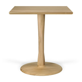 Ethnicraft Oak Torsion Dining Table Square 28" 50021
