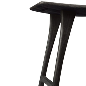 Ethnicraft Osso Counter Stool Black Oak 53045 Detail