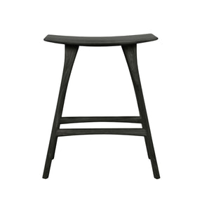 Ethnicraft Osso Counter Stool Black Oak 53045 Front