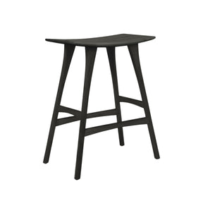 Ethnicraft Osso Counter Stool Black Varnished Oak 53045
