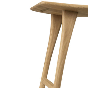 Ethnicraft Osso Counter Stool Natural Oak 53044 Detail