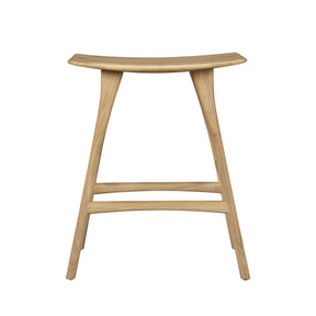 Ethnicraft Osso Counter Stool Natural Oak 53044 Front