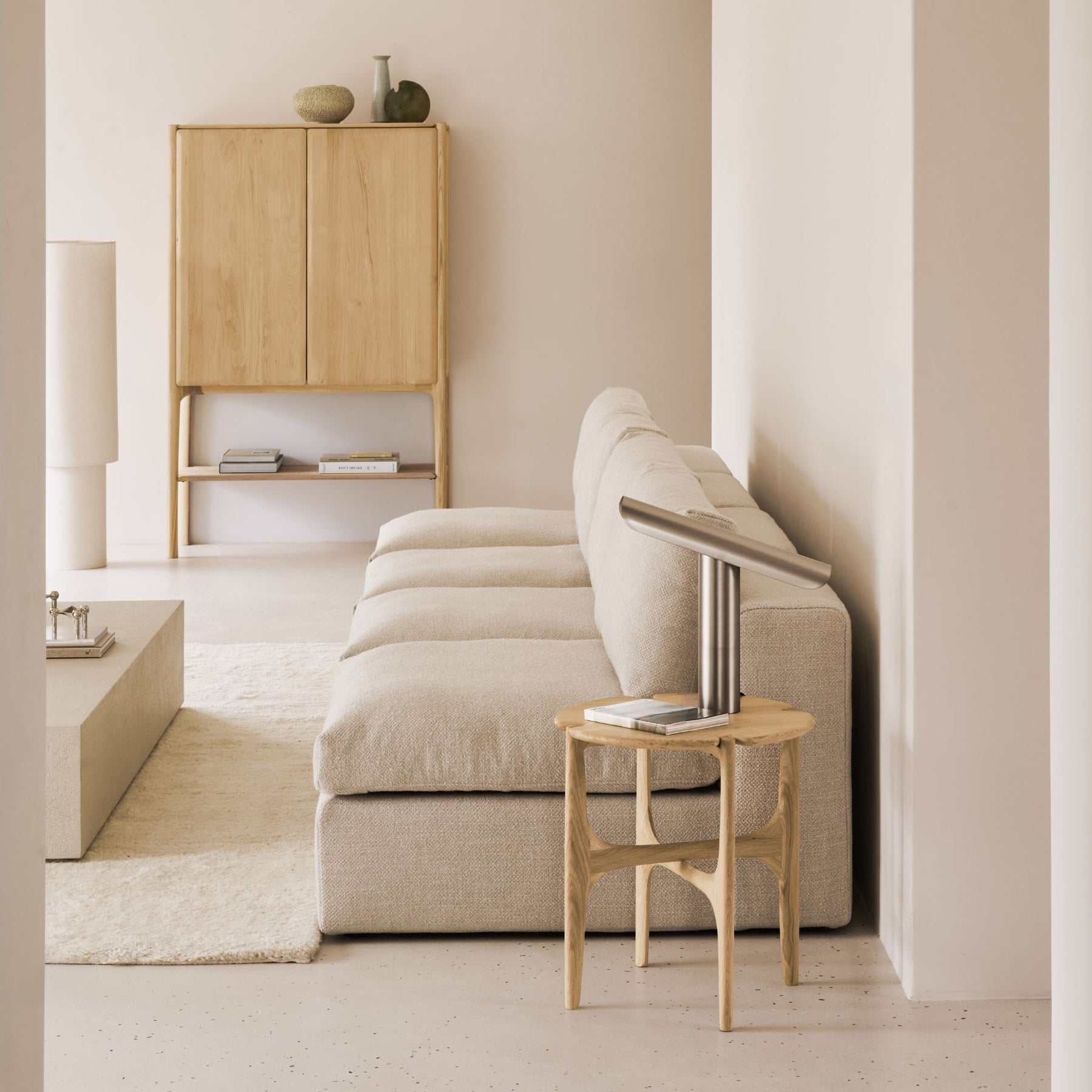 Ethnciraft Pi Storage Cupboard 51346 in Living Room