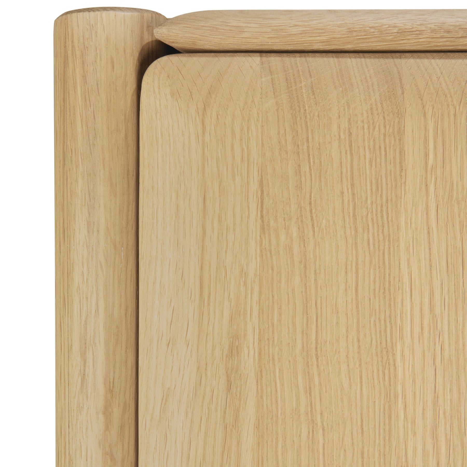 Ethnciraft Pi Storage Cupboard 51346 Top Front Corner Detail