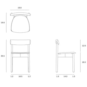 Ethnicraft Risu Line Drawing