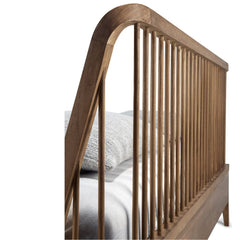 Ethnicraft Spindle Bed Reclaimed Teak Spindle and Joinery Detail