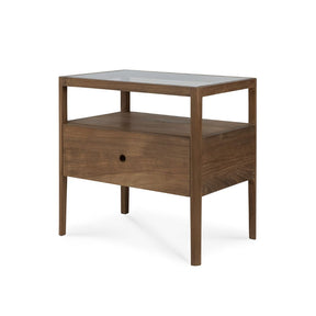 Ethnicraft Spindle Bedside Table Angled