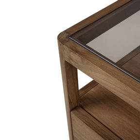 Ethnicraft Spindle Bedside Table Corner Detail