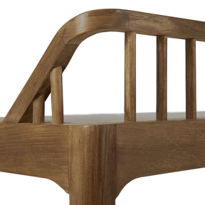 Ethnicraft Spindle Bench Reclaimed Teak Corner Detail