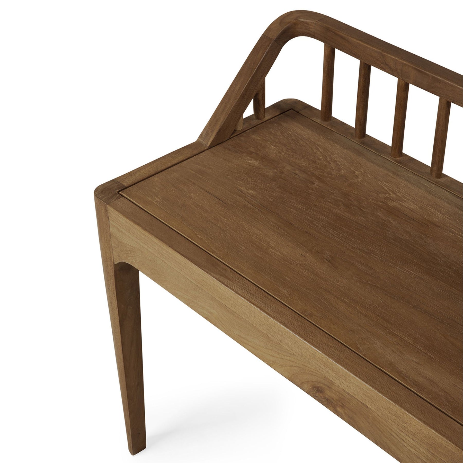 Ethnicraft Spindle Bench Reclaimed Teak Seat Detail
