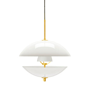 Fritz Hansen Clam Pendant Light 21.6" Open