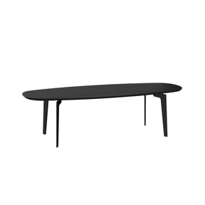 Fritz Hansen Join Coffee Table Small Oval Oak Black Lacquer