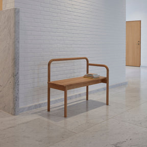 Fritz Hansen Skagerak Maissi Bench Oiled Oak in Hallway