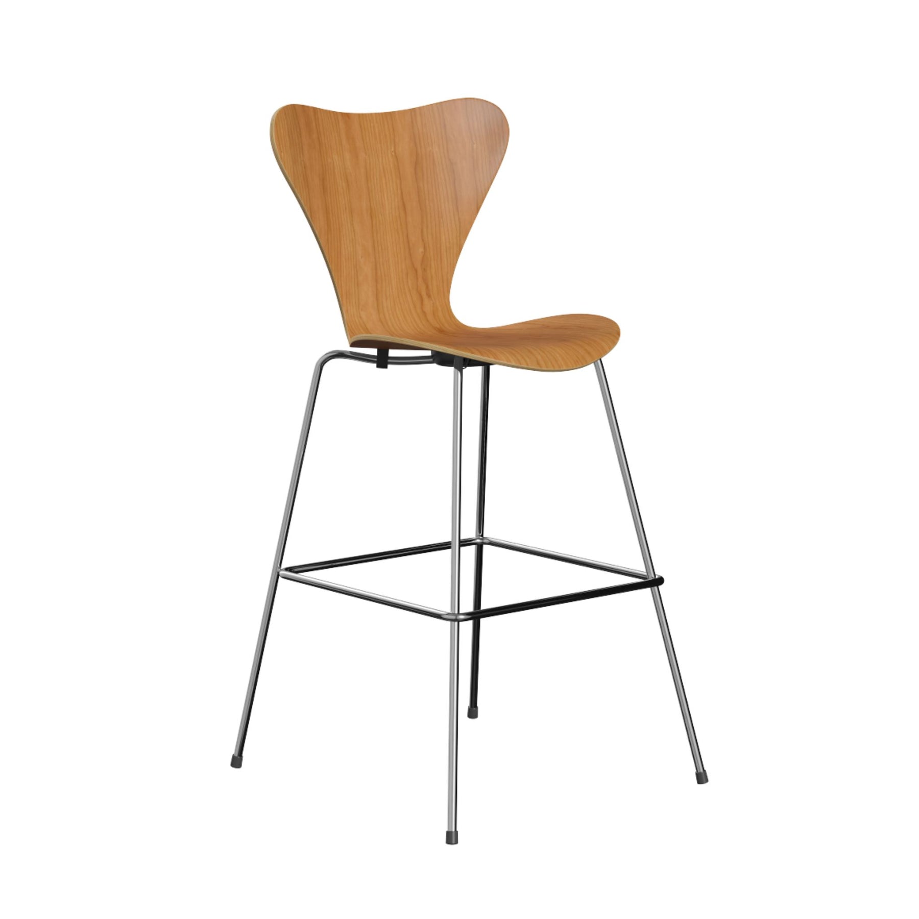 Fritz Hansen Series 7 Bar Stool Cherry