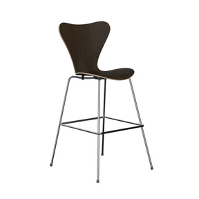 Fritz Hansen Series 7 Bar Stool Dark Stained Oak