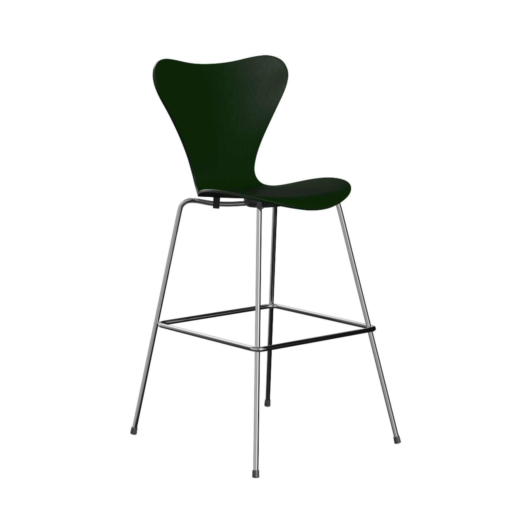 Fritz Hansen Series 7 Bar Stool Evergreen