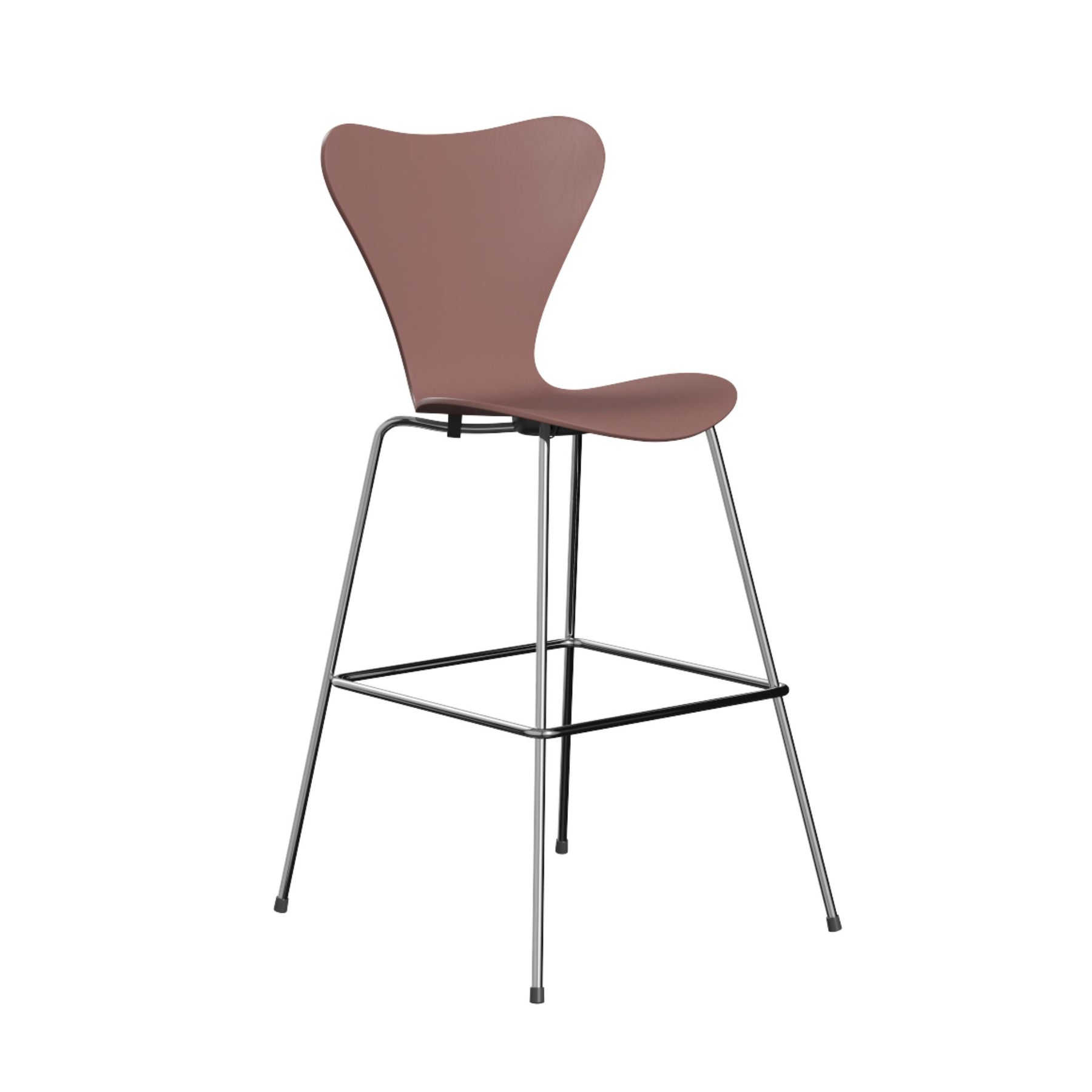 Fritz Hansen Series 7 Bar Stool Wild Rose