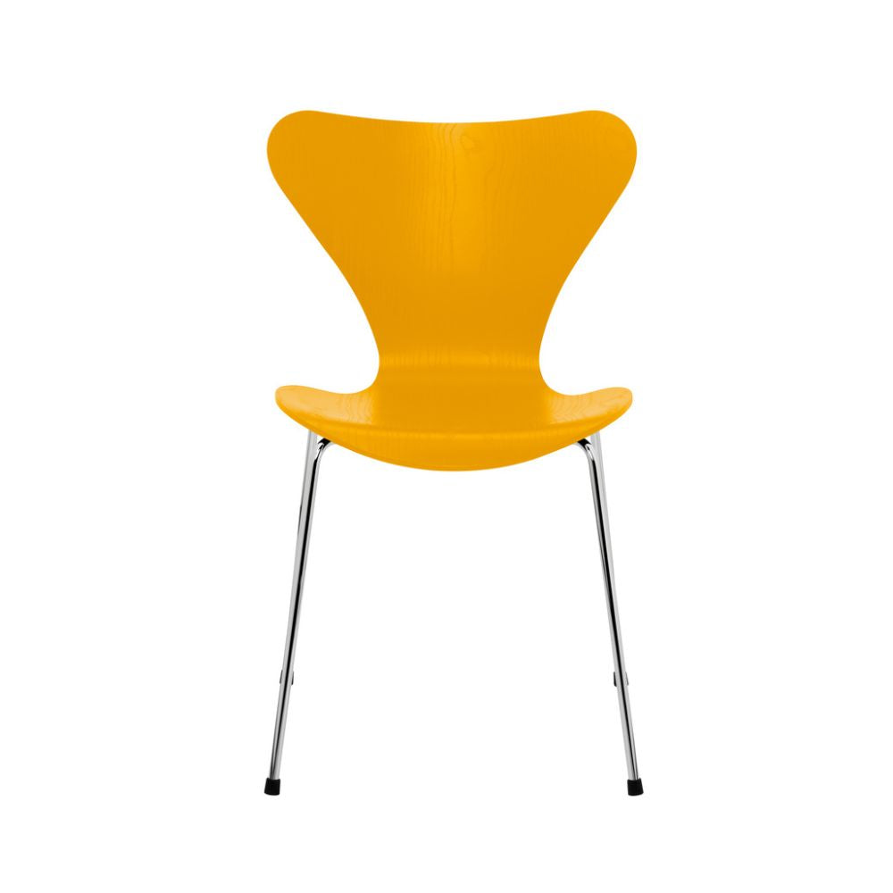 Fritz Hansen Series 7 Chair True Yellow Colored Ash