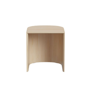 Fritz Hansen Taburet Side Table CM210 by Cecilie Manz Pine Front