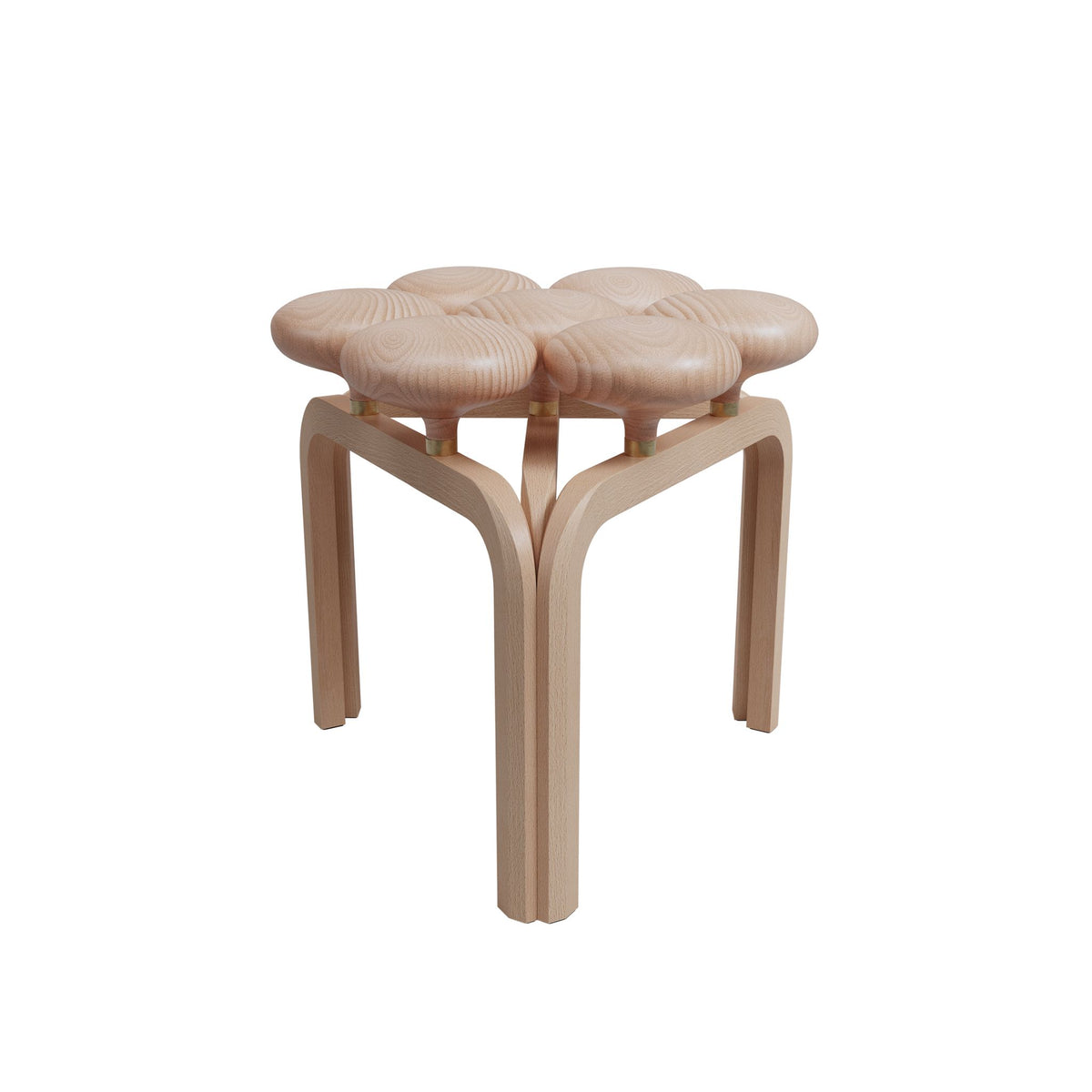 Fritz Hansen Utzon Stool JU01 by Jorn Utzon