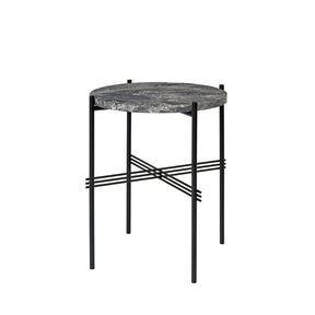 GUBI TS Side Table Grey Emperador Marble