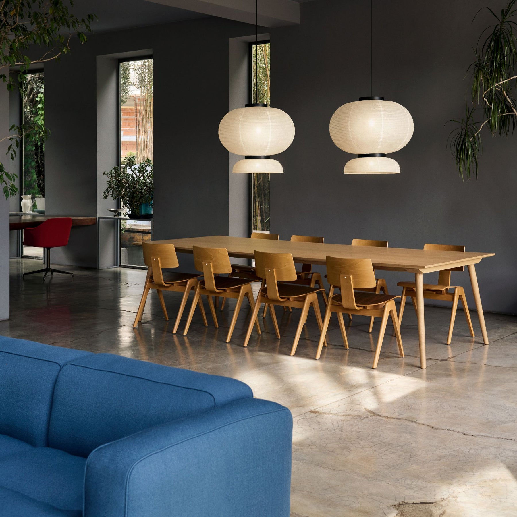 JH5 Formakami Pendant Lights by Jaime Hayon for And Tradition Copenhagen in Workspace Common Area