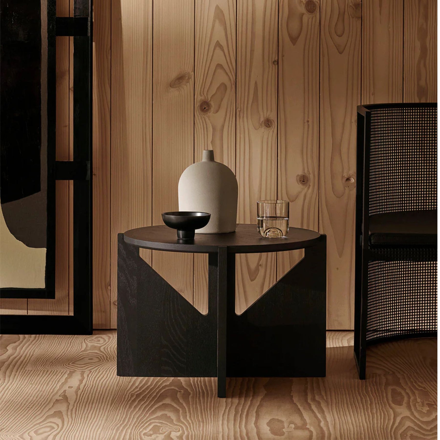 Kristina Dam Simple Side Table Black in Situ