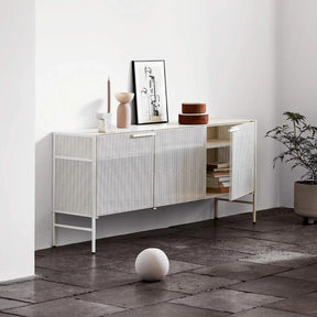 Kristina Dam Studio Grid Sideboard Beige In Situ