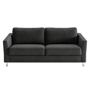 Luonto Monika Queen Sleeper Sofa Loule 630 Fabric Chrome Legs