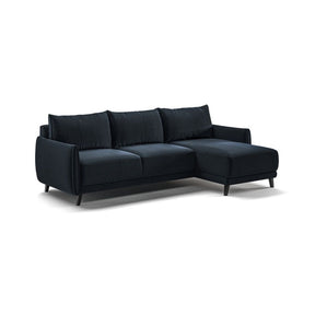 Luonto Dolphin Full XL Size Reversible Chaise Sleeper Sofa