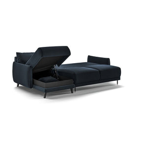 Luonto Dolphin Full XL Size Reversible Chaise Sleeper Sofa