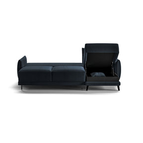 Luonto Dolphin Full XL Size Reversible Chaise Sleeper Sofa
